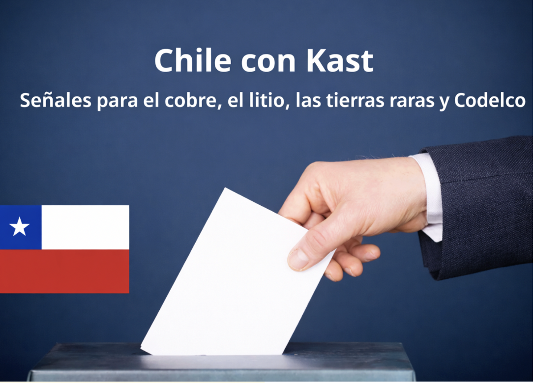 Chile con Kast: señales para cobre, litio, tierras raras y Codelco