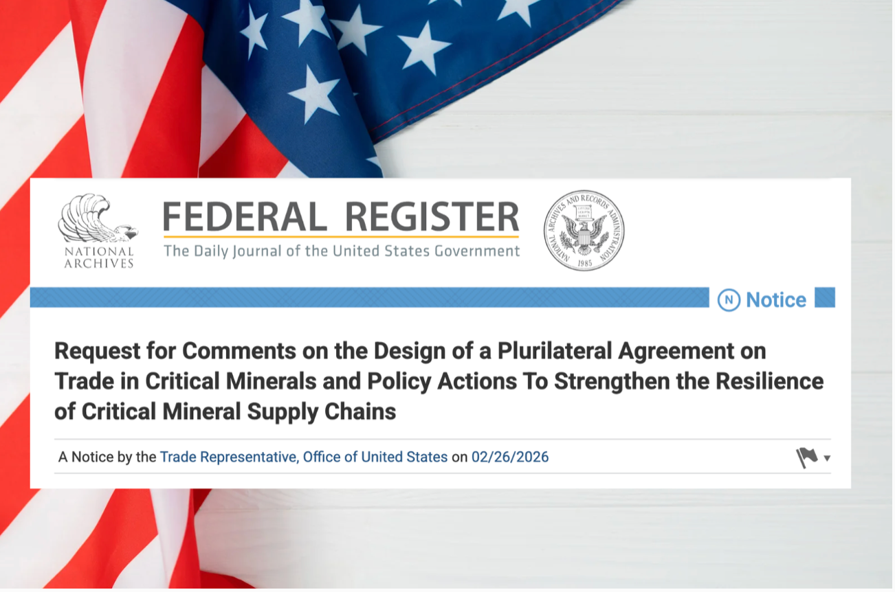 EE.UU. y sus socios comerciales alineados: la USTR delinea un acuerdo plurilateral sobre minerales críticos